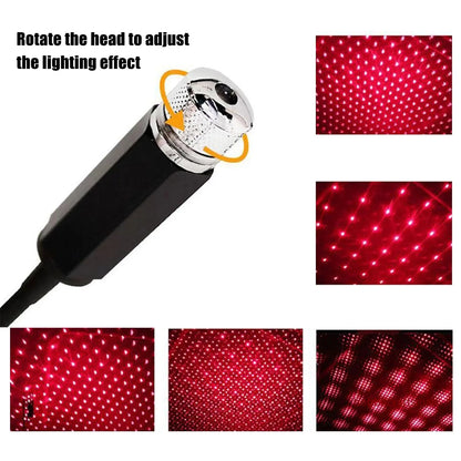 GlowMotion™ Star Night Projector for Car & Room (USB)