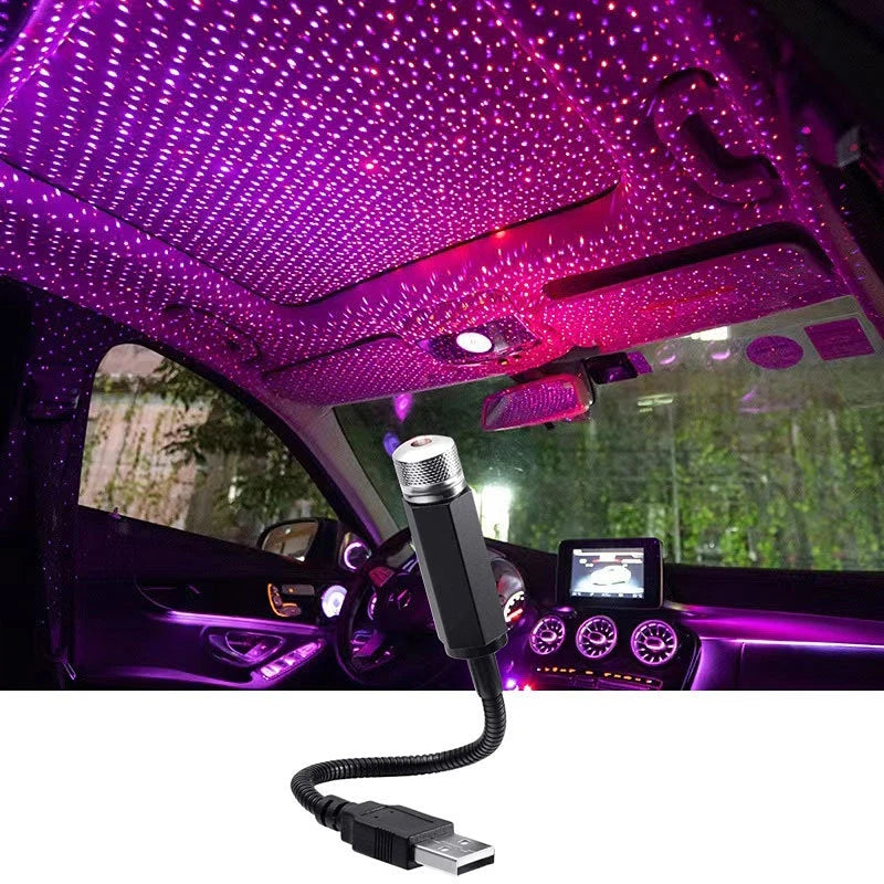 GlowMotion™ Star Night Projector for Car & Room (USB)