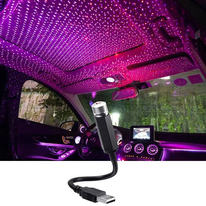 GlowMotion™ Star Night Projector for Car & Room (USB)