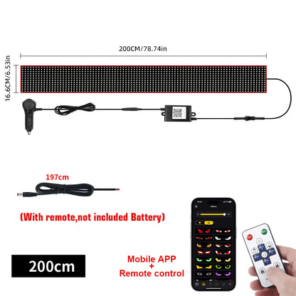 GlowMotion Devil Eye LED Matrix Display (APP Control, 12/24V)