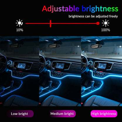 GlowMotion 18-in-1 RGB Car Ambient Lights (64 Colors)