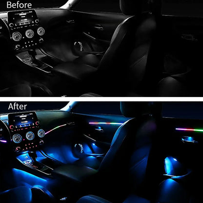 GlowMotion 18-in-1 RGB Car Ambient Lights (64 Colors)