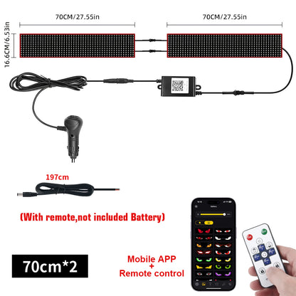 GlowMotion Devil Eye LED Matrix Display (APP Control, 12/24V)