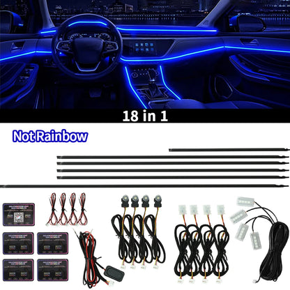 GlowMotion 18-in-1 RGB Car Ambient Lights (64 Colors)