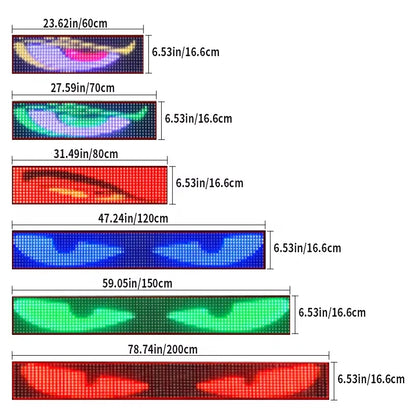 GlowMotion Devil Eye LED Matrix Display (APP Control, 12/24V)