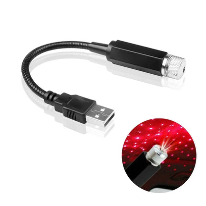 GlowMotion™ Star Night Projector for Car & Room (USB)
