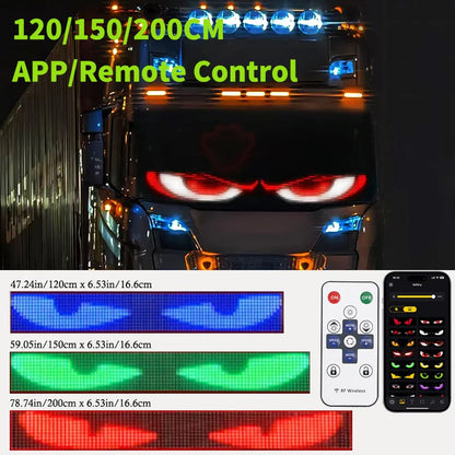 GlowMotion Devil Eye LED Matrix Display (APP Control, 12/24V)