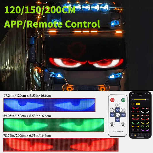GlowMotion Devil Eye LED Matrix Display (APP Control, 12/24V)
