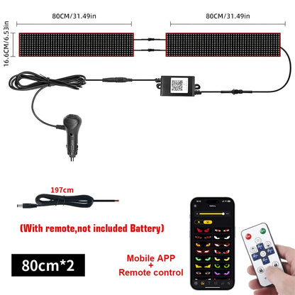 GlowMotion Devil Eye LED Matrix Display (APP Control, 12/24V)